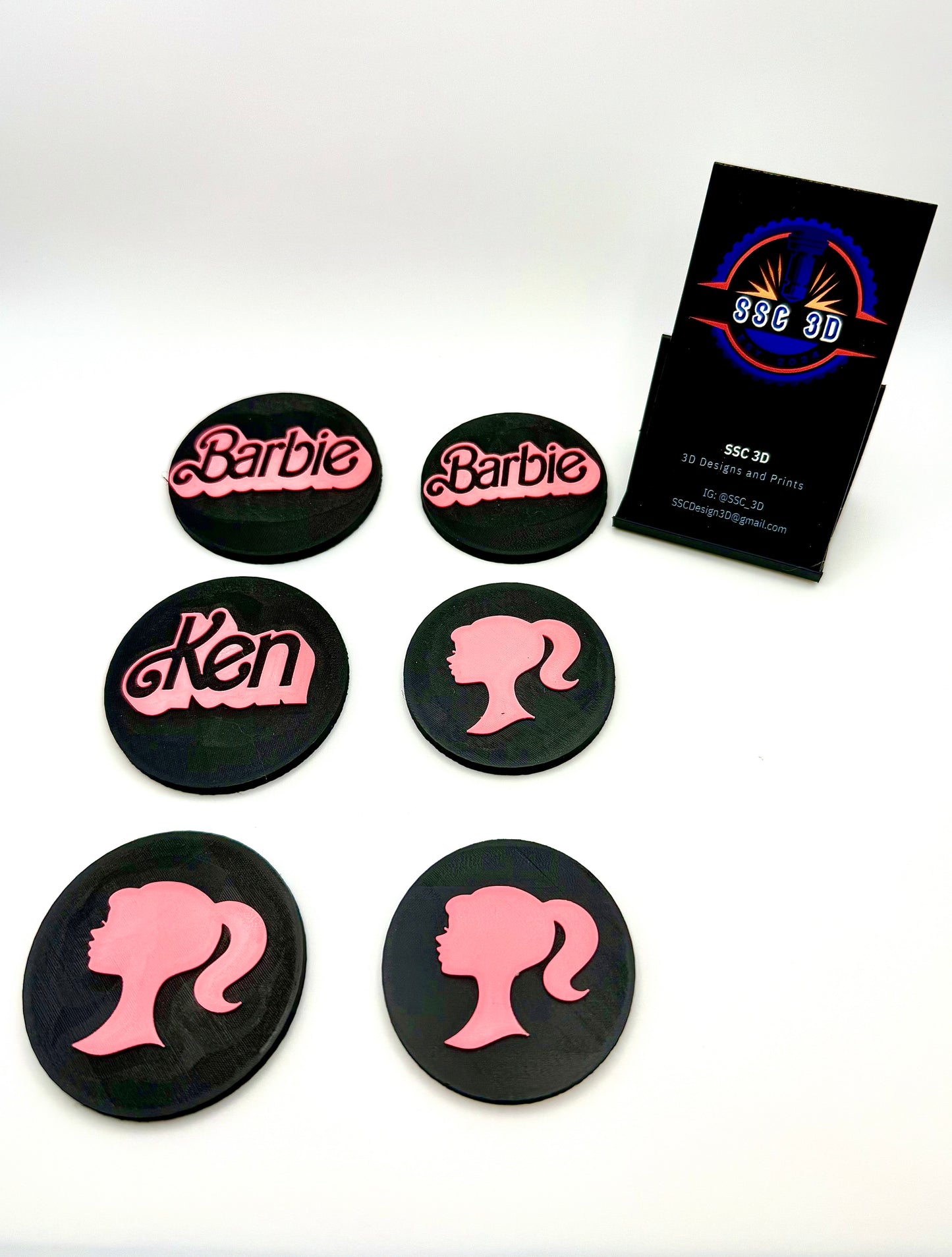 π SSC 3D Custom Air Vent Covers β Barbie & Ken Collection π Set of 6