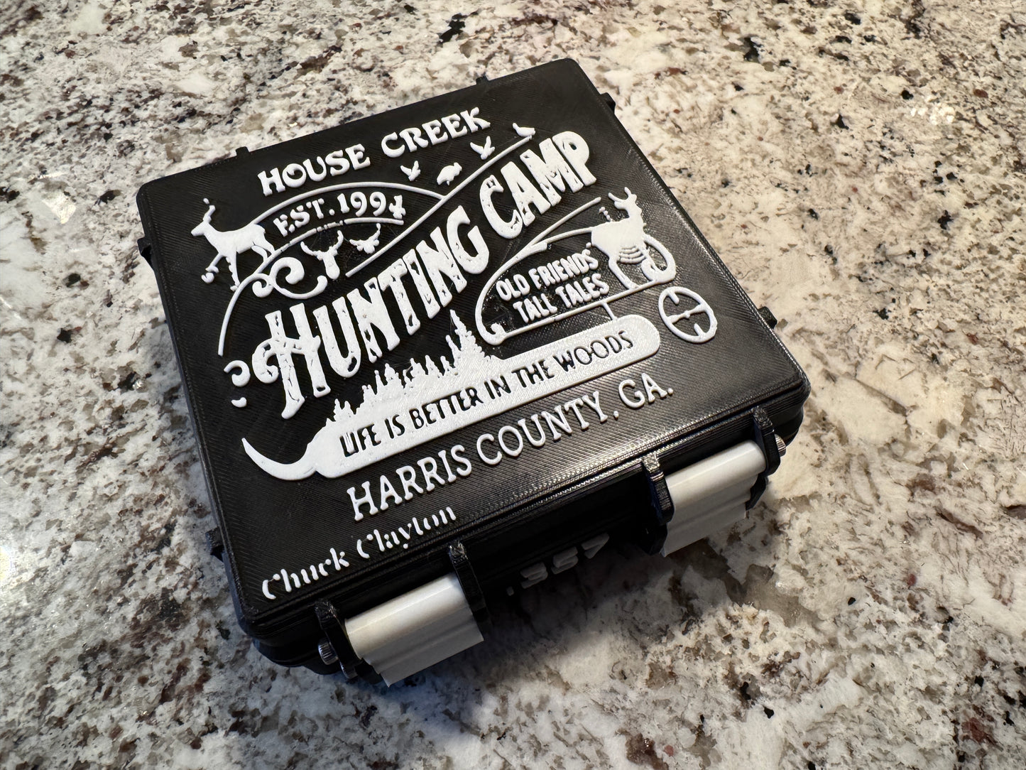 Custom 3D-Printed Hunting Camp Ammo Storage Case – .357 Edition