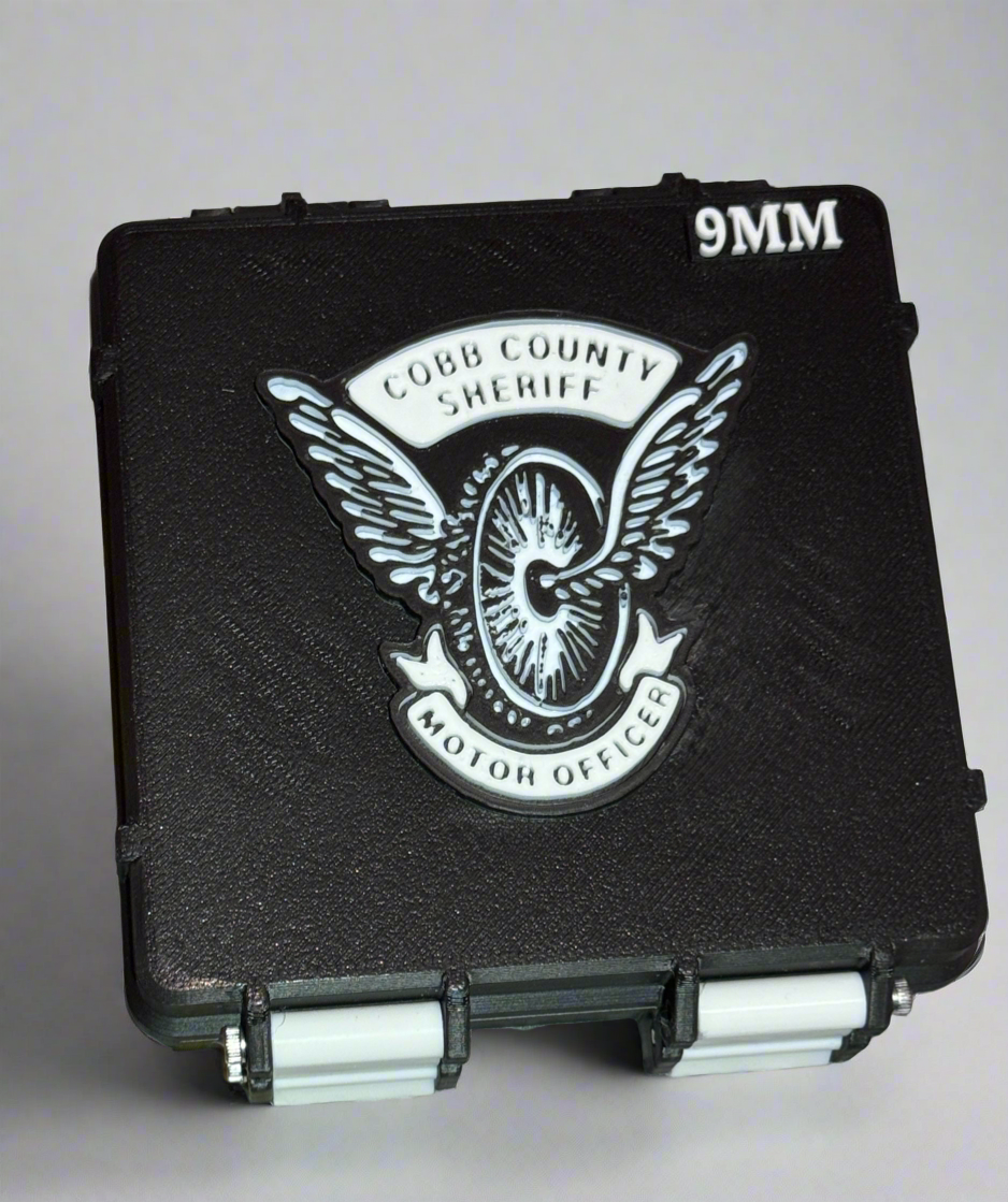 Cobb County Sheriff 9MM Ammo Case – Motor Unit Edition