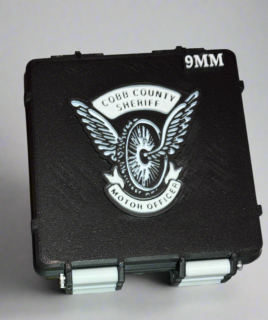 Cobb County Sheriff 9MM Ammo Case – Motor Unit Edition
