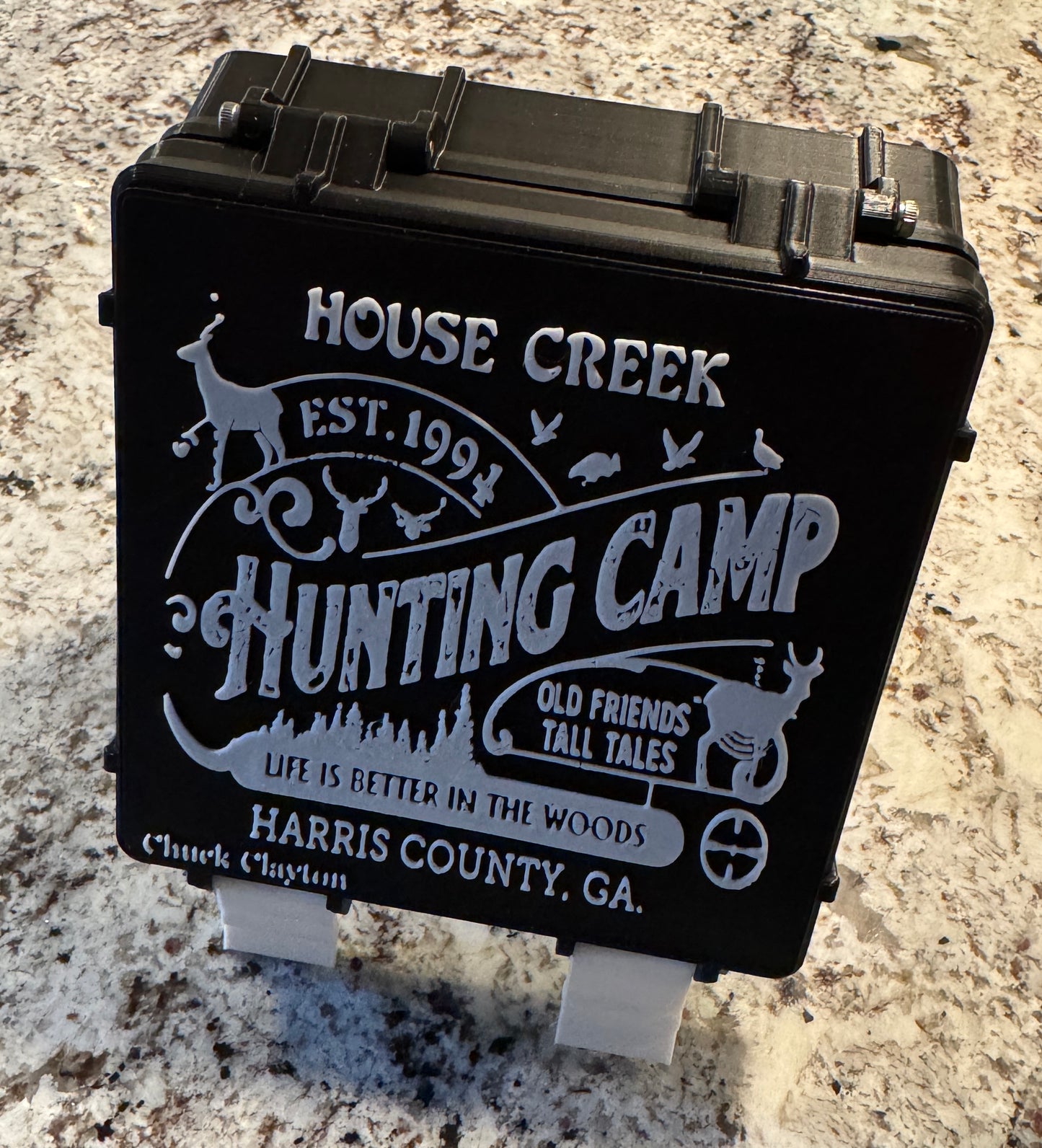 Custom 3D-Printed Hunting Camp Ammo Storage Case – .357 Edition