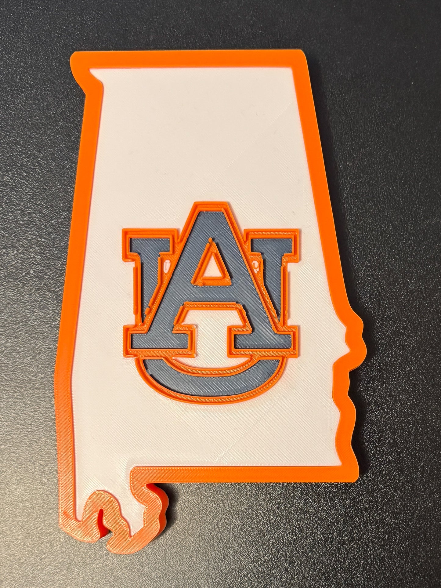 Auburn Tigers 3D Printed Plaque