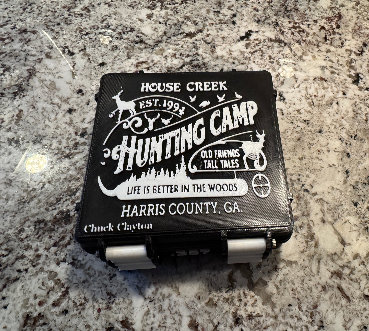 Custom 3D-Printed Hunting Camp Ammo Storage Case – .357 Edition