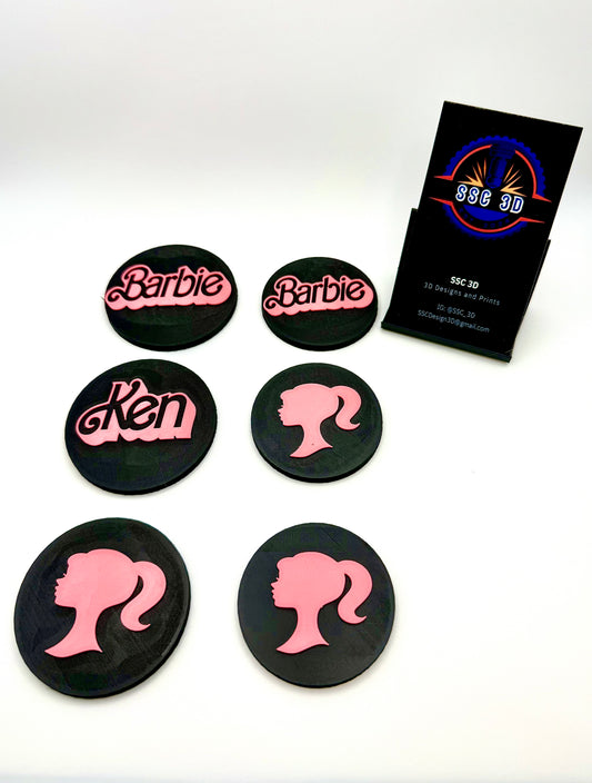 💖 SSC 3D Custom Air Vent Covers – Barbie & Ken Collection 💖 Set of 6