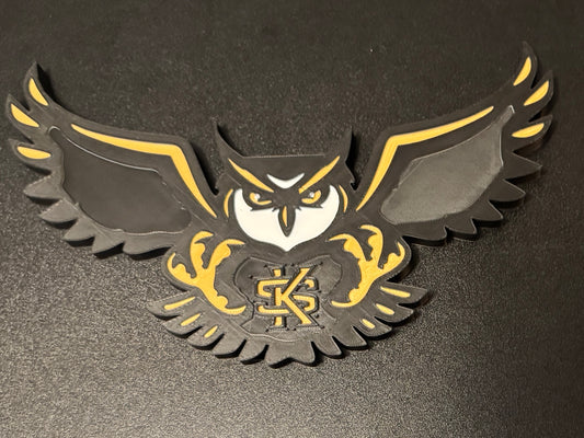 Kennesaw State Owls 3D Printed Plaque